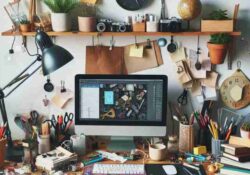 41 Brilliant DIY Desk Organizer Ideas with Handyman Twist, Concept art for illustrative purpose, tags: mit - Monok